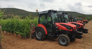 Le Château des Ollieux Romanis vient d'investir dans 8 Same Frutteto CVT. 