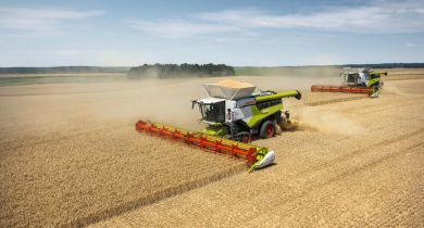 Claas : les moissonneuses Lexion gagnent en puissance, en trémie et en automatismes.