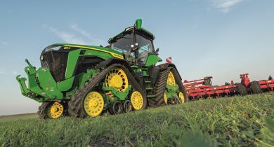 Michelin/John Deere: des tests de performances entre pneus et chenilles