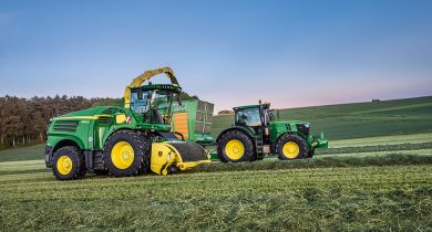 Deux éclateurs sont disponibles sur la 8600 : le  XStream ou le John Deere Premium. © John Deere